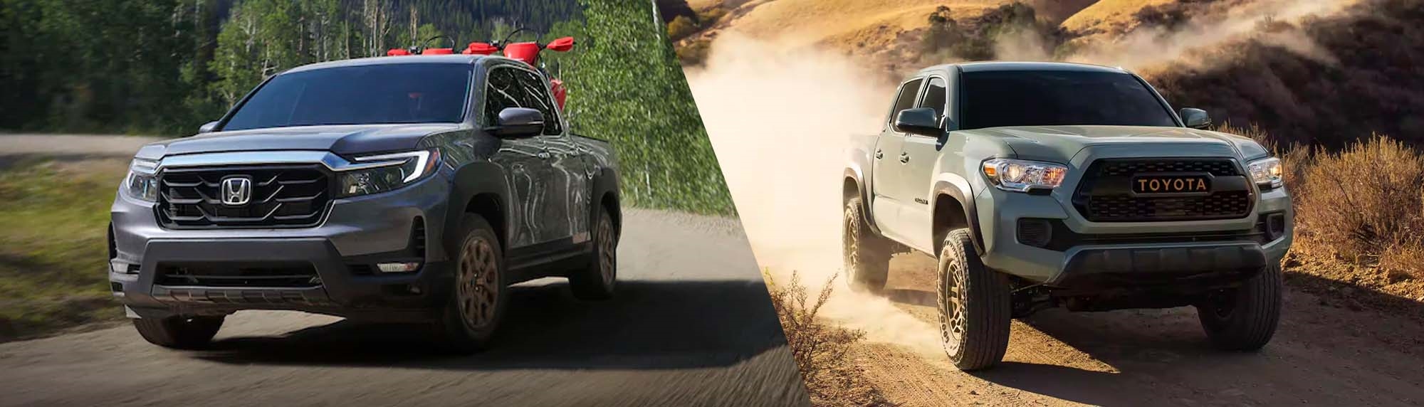 Honda Ridgeline vs. Toyota Tacoma