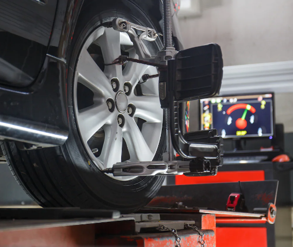 wheel alignment Services at The Volvo Store