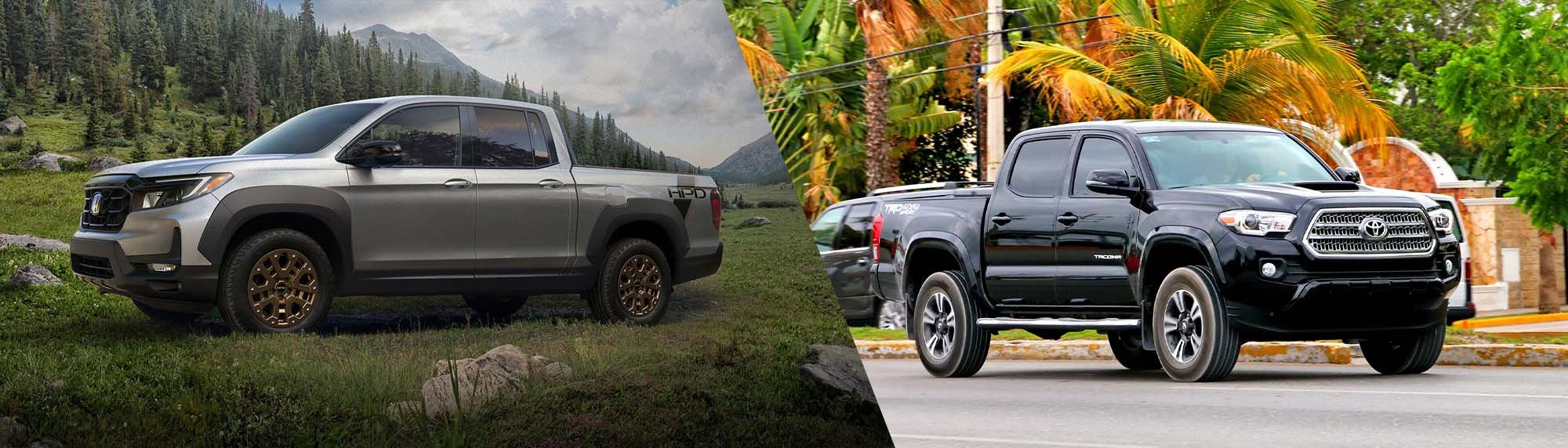 Honda Ridgeline vs. Toyota Tacoma