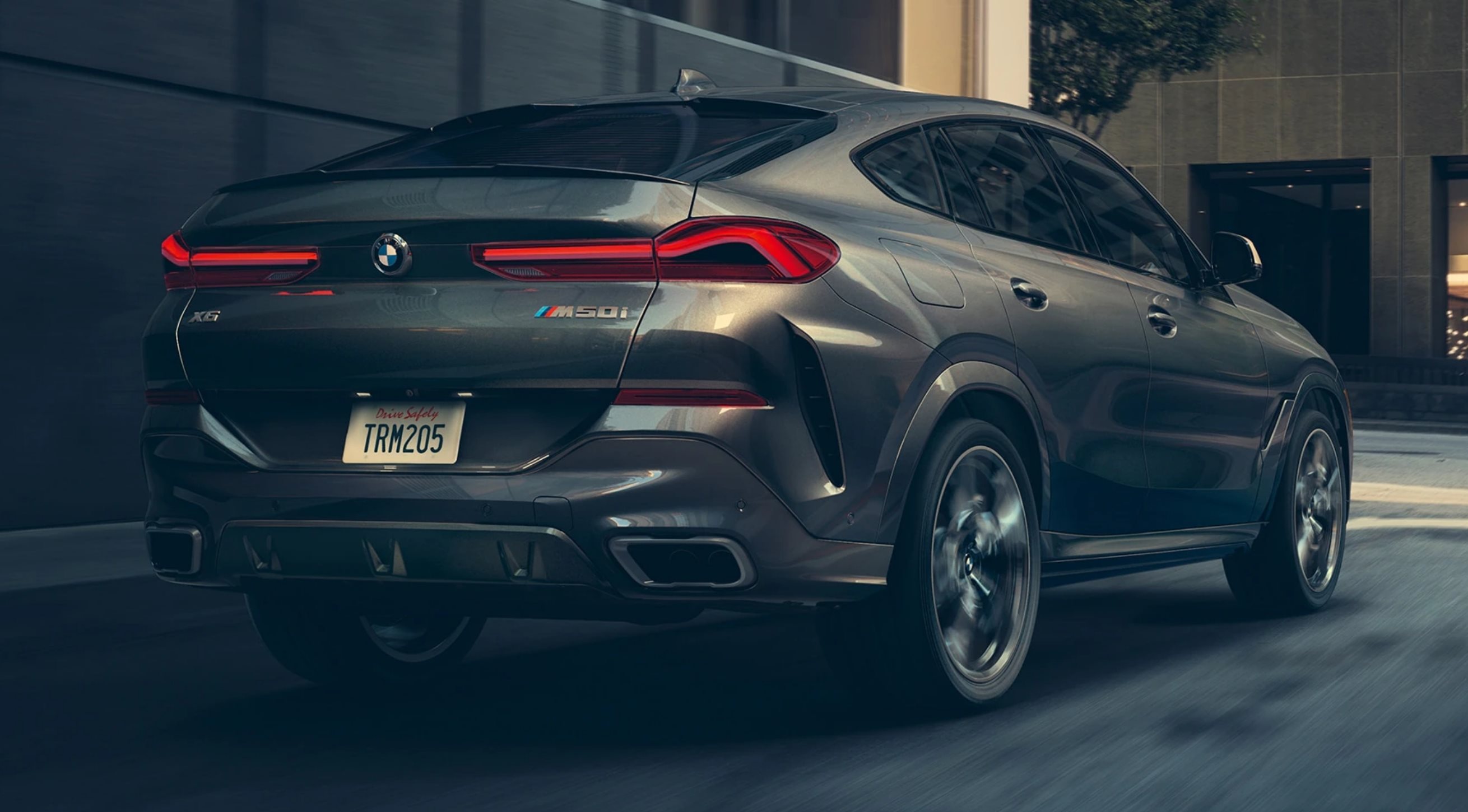 EXCLUSIVE: BMW X6 Vantablack rolling on the street 