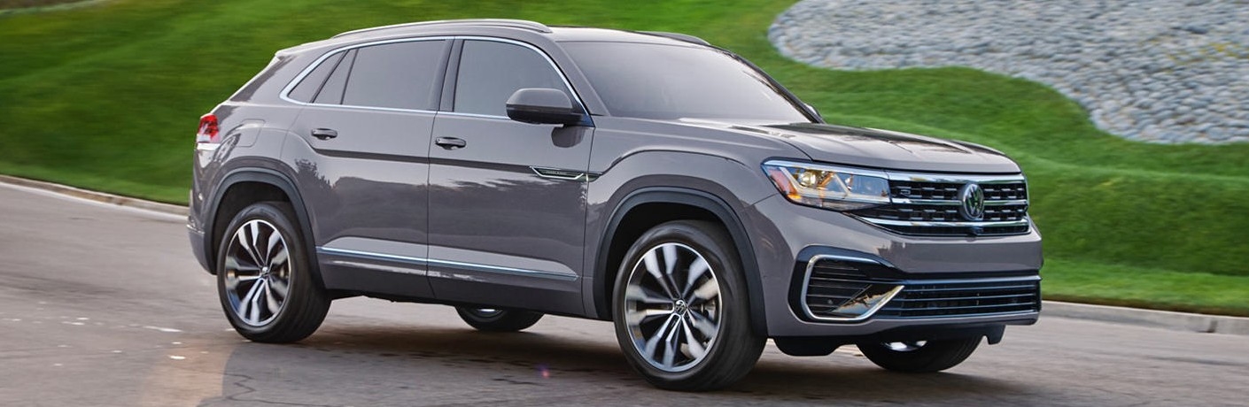 2023 VW Atlas Cross Sport driving on highway