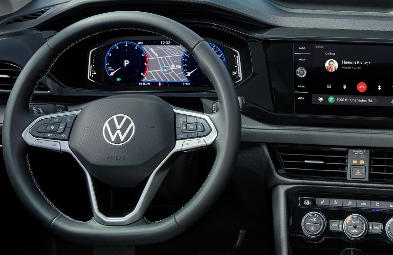 2023 Volkswagen Taos Steering Wheel and Dashboard