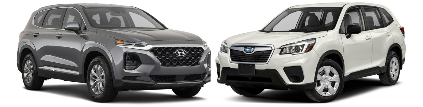 2020 Subaru Forester vs. 2020 Hyundai Santa Fe Subaru of Wichita Wichita KS