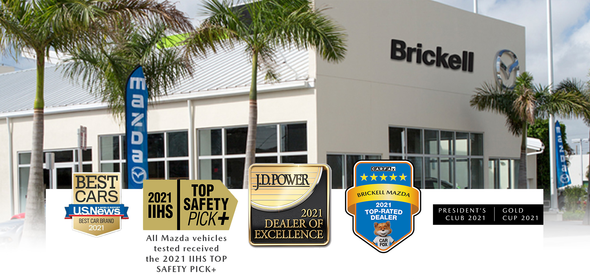 Brickell Mazda Awards