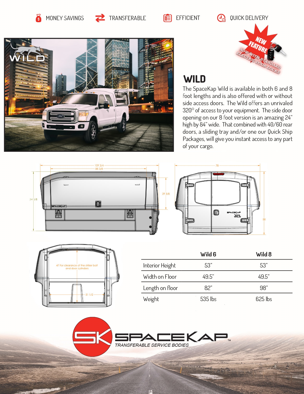 SpaceKap Service Truck Accessories Sanderson Ford