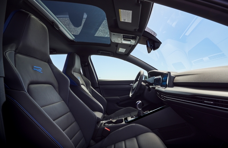 2023 VW Golf R Front Nappa Leather Seats