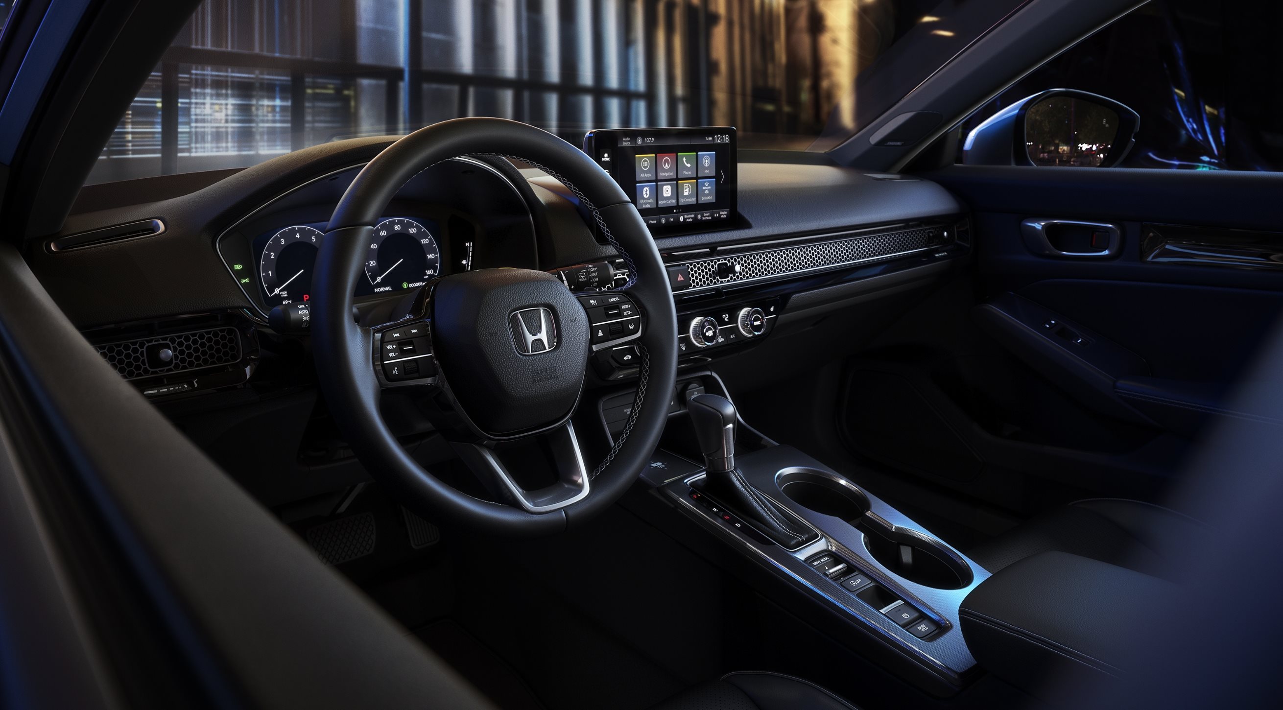 2022 honda civic hybrid interior