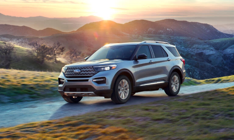 2023 Ford Explorer exterior on scenic road