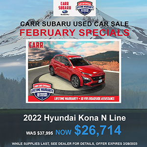February Used Car Sale