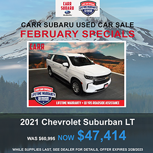 February Used Car Sale