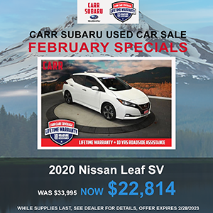 February Used Car Sale