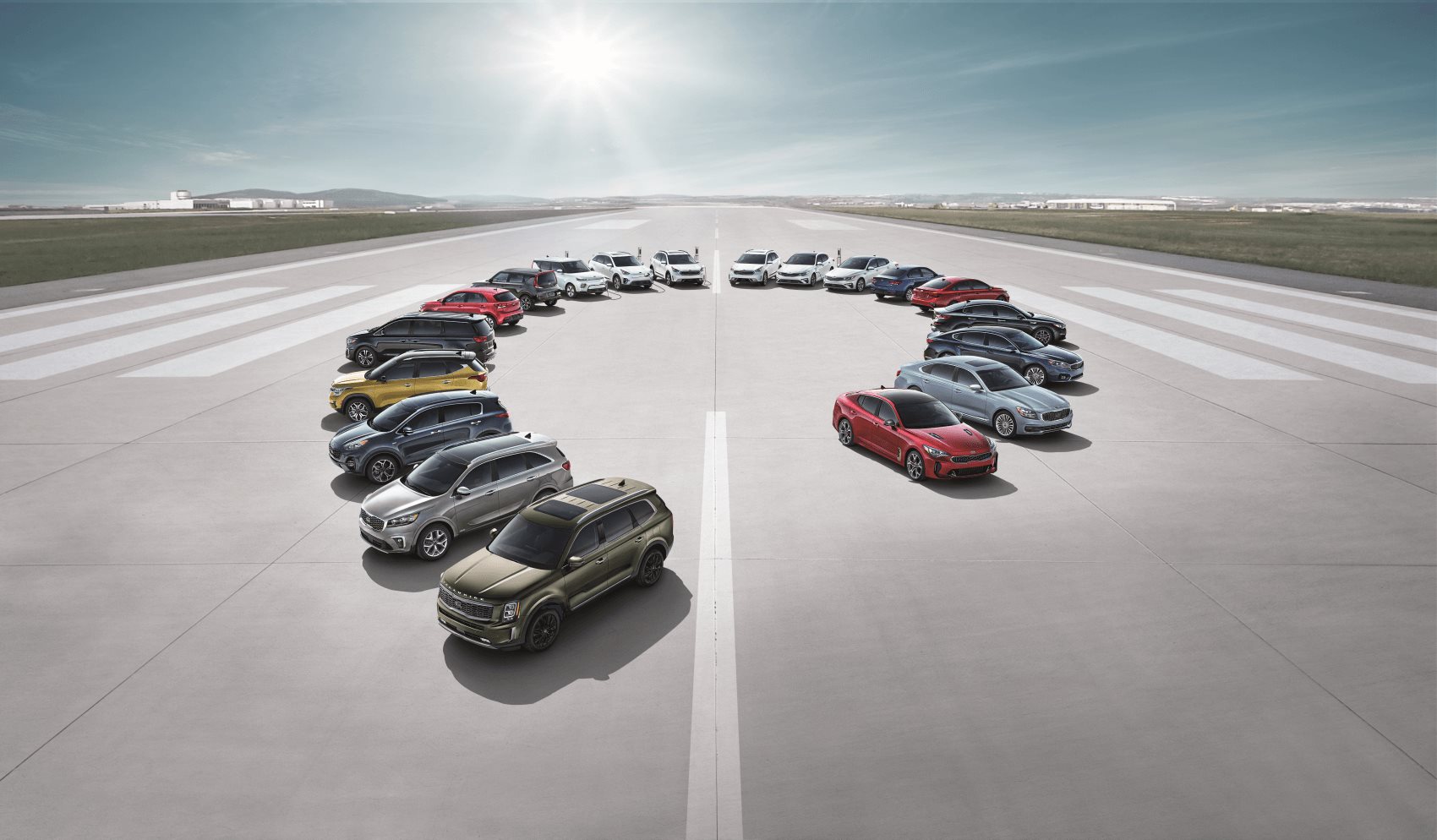 Full Kia vehicle lineup
