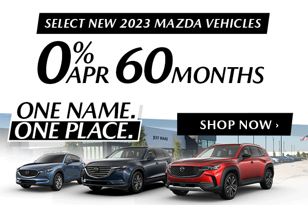 Select New 2023 Mazda Vehicles