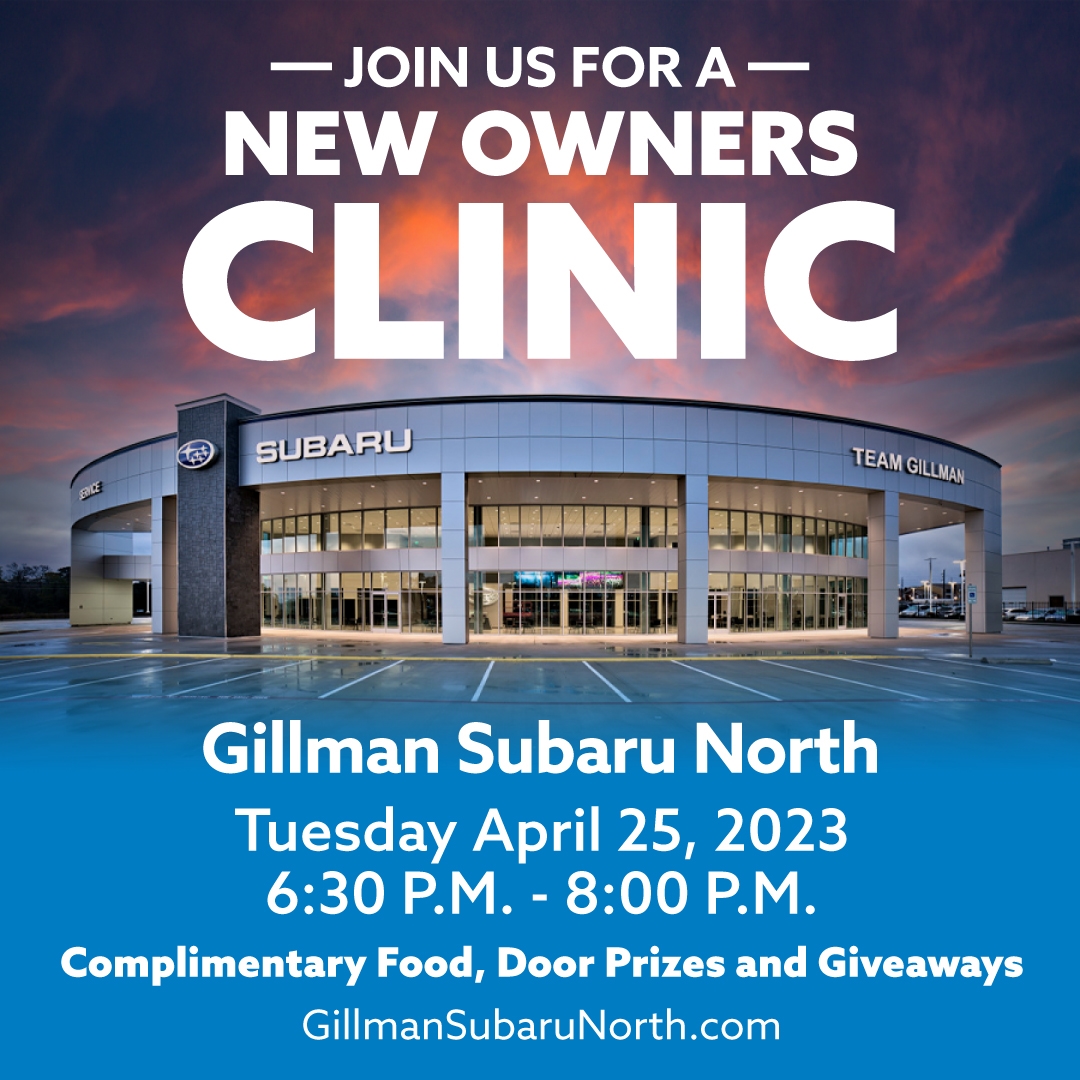 new owners clinic at team gillman subaru north