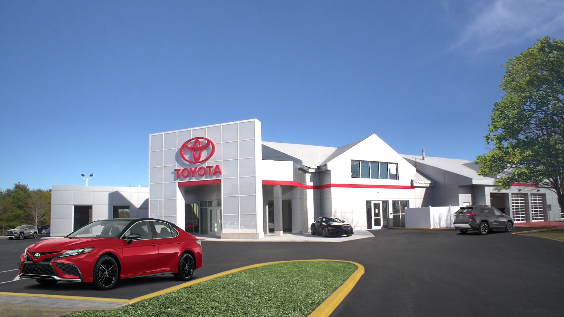 Toyota of Dartmouth Exterior - A new and used Toyota dealership serving Dartmouth, MA