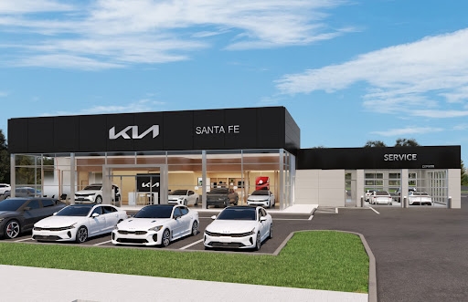 A New Kia Dealership in Santa Fe, NM.