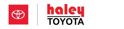The Haley Toyota logo is shown.