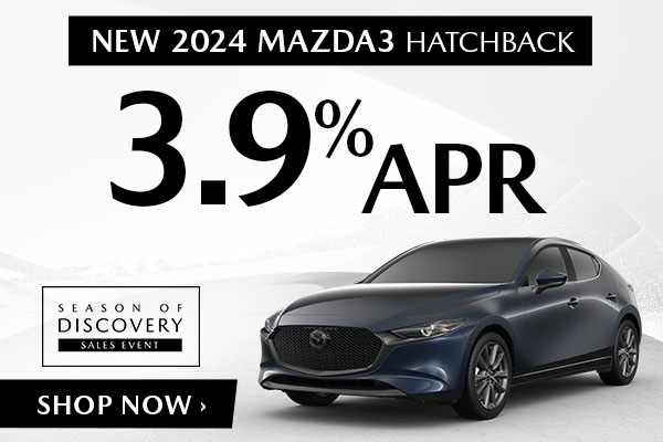 New 2024 Mazda3 Hatchback - 3.9%