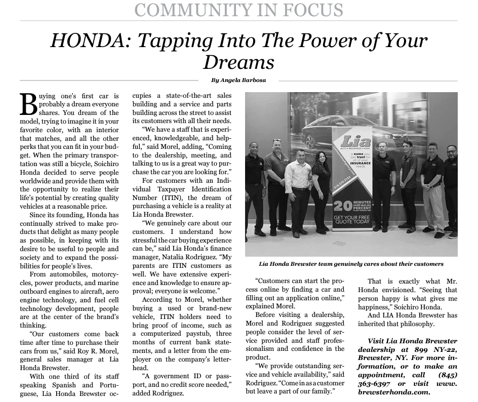 Honda Article