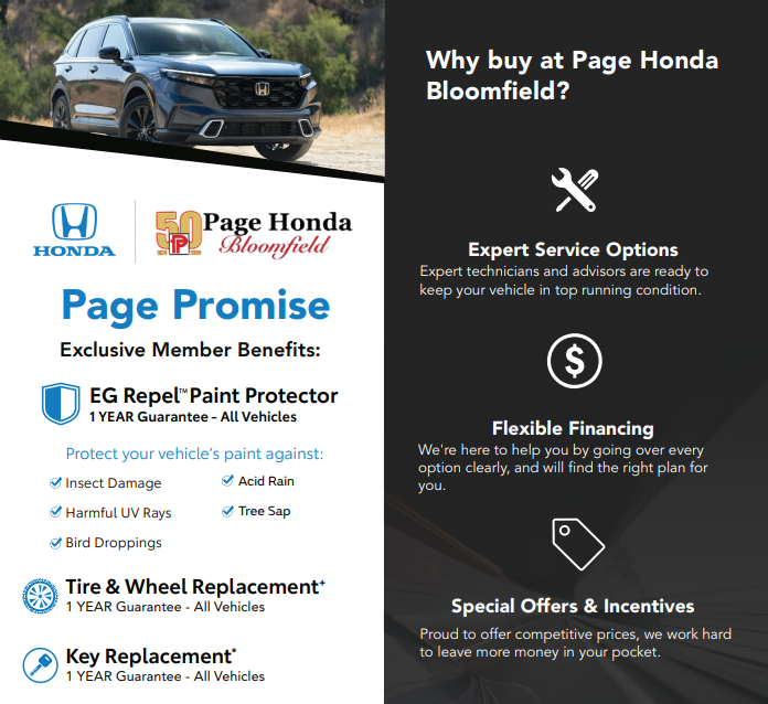 Page Honda Bloomfield Bloomfield Hills MI