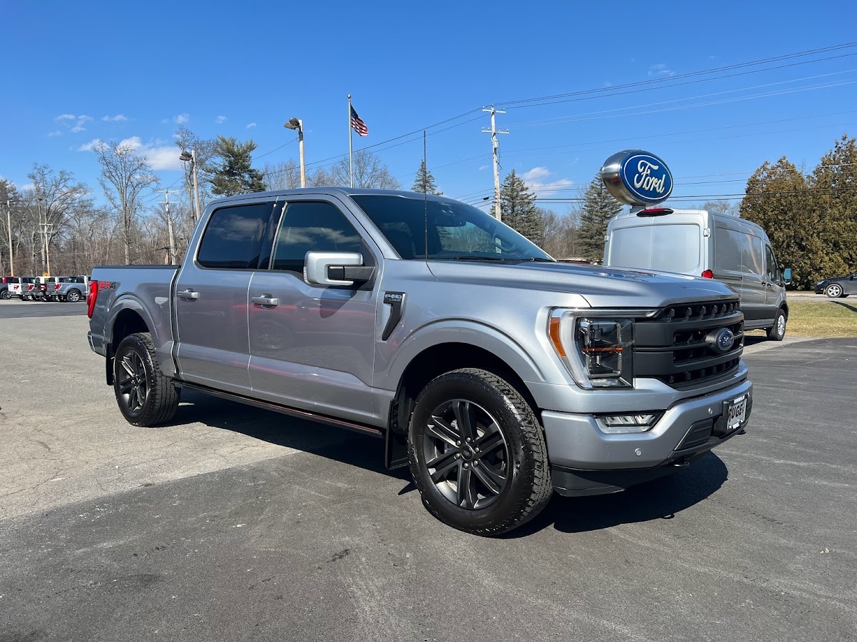 Silver Ford F-150 parked at Ruge's Ford
