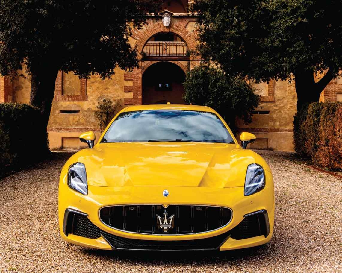 Yellow Maserati
