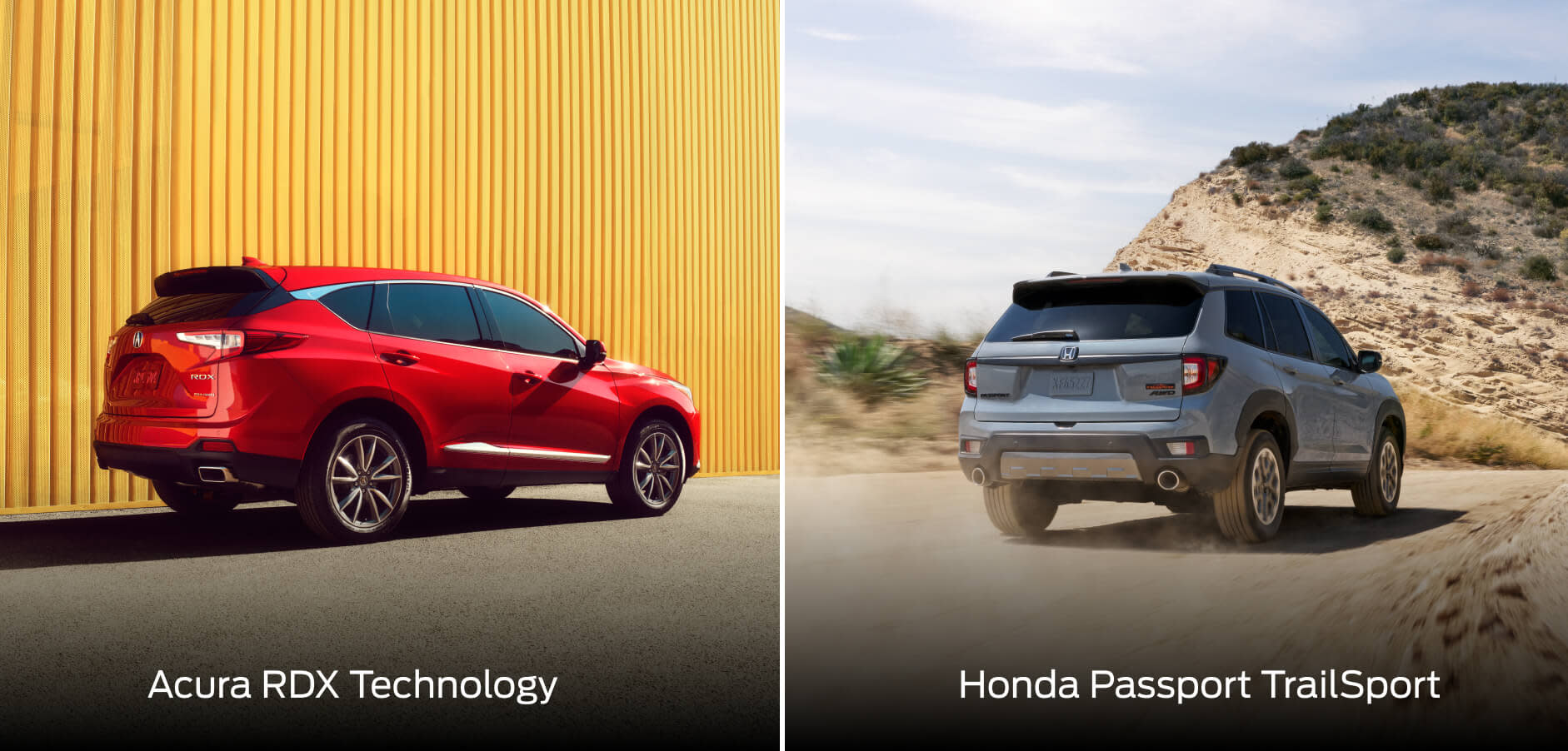 Acura RDX vs. Honda Passport: Trim Levels & Features