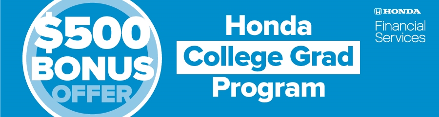 honda gives incentives to college grads