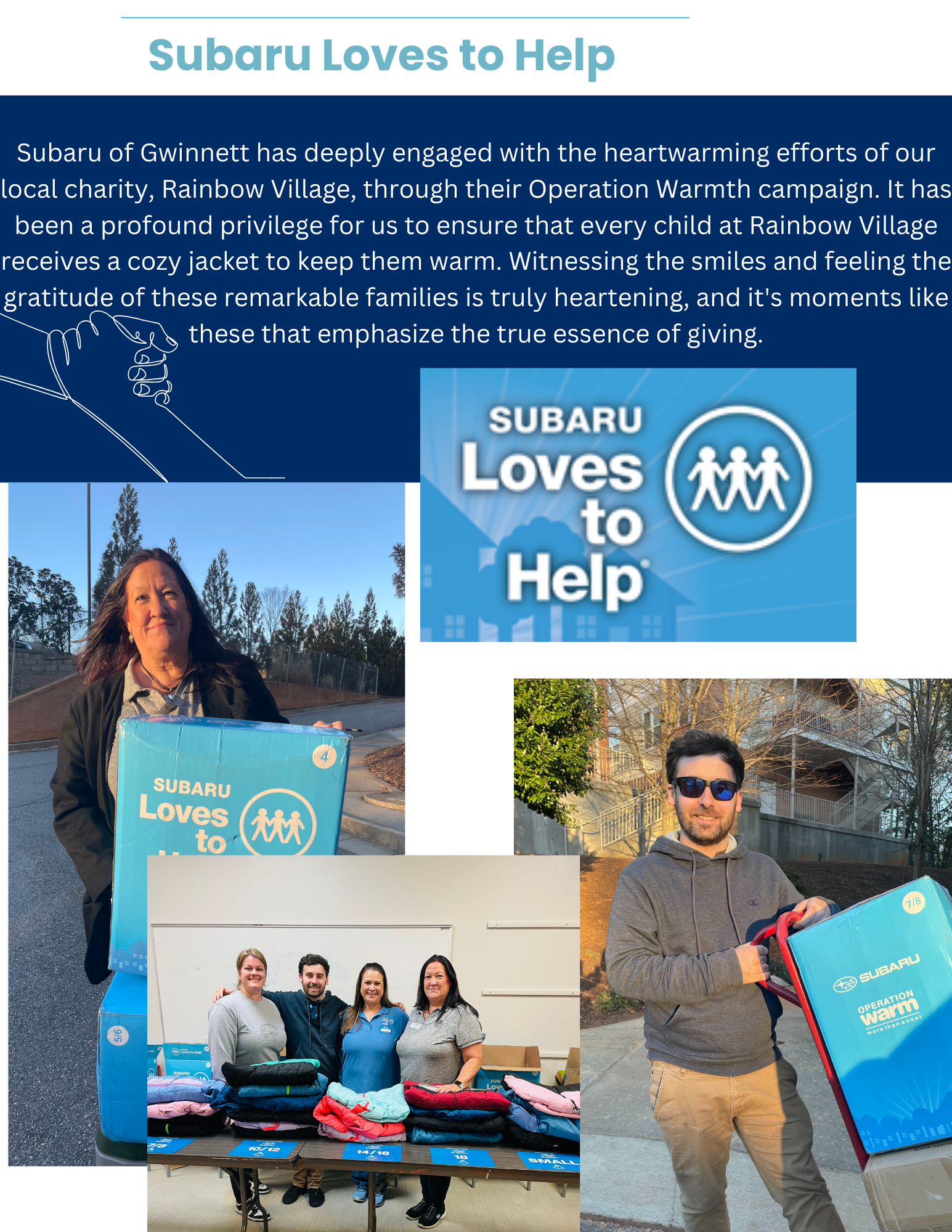 Subaru of Gwinnett - Subaru Loves to Help