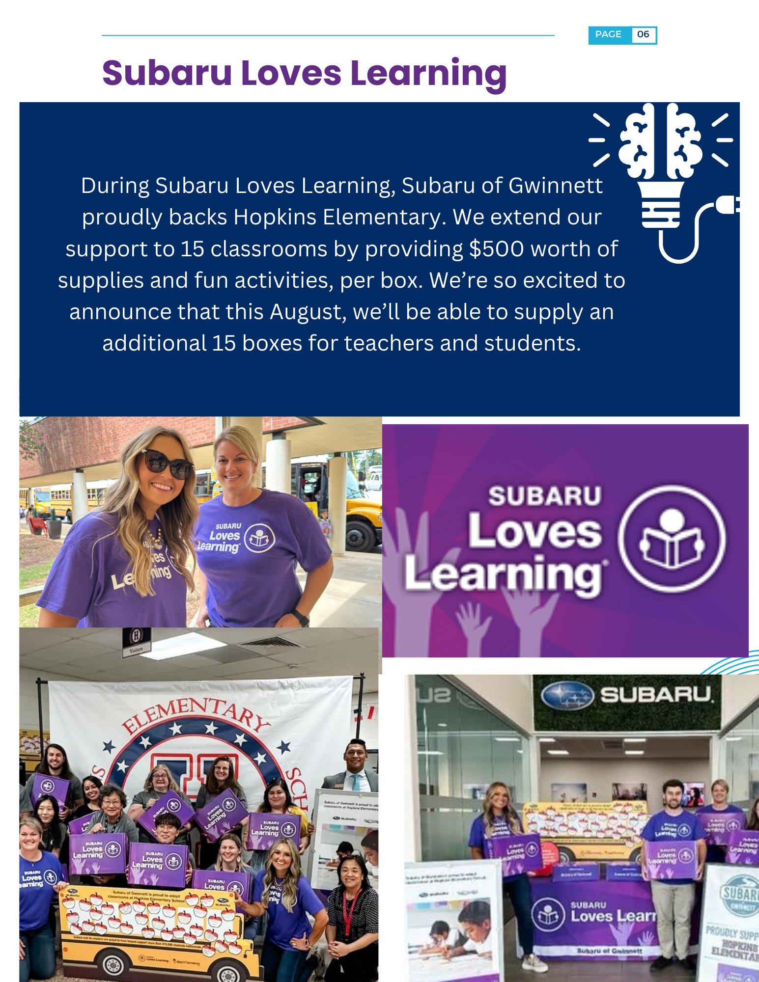 Subaru of Gwinnett - Subaru Loves Learning