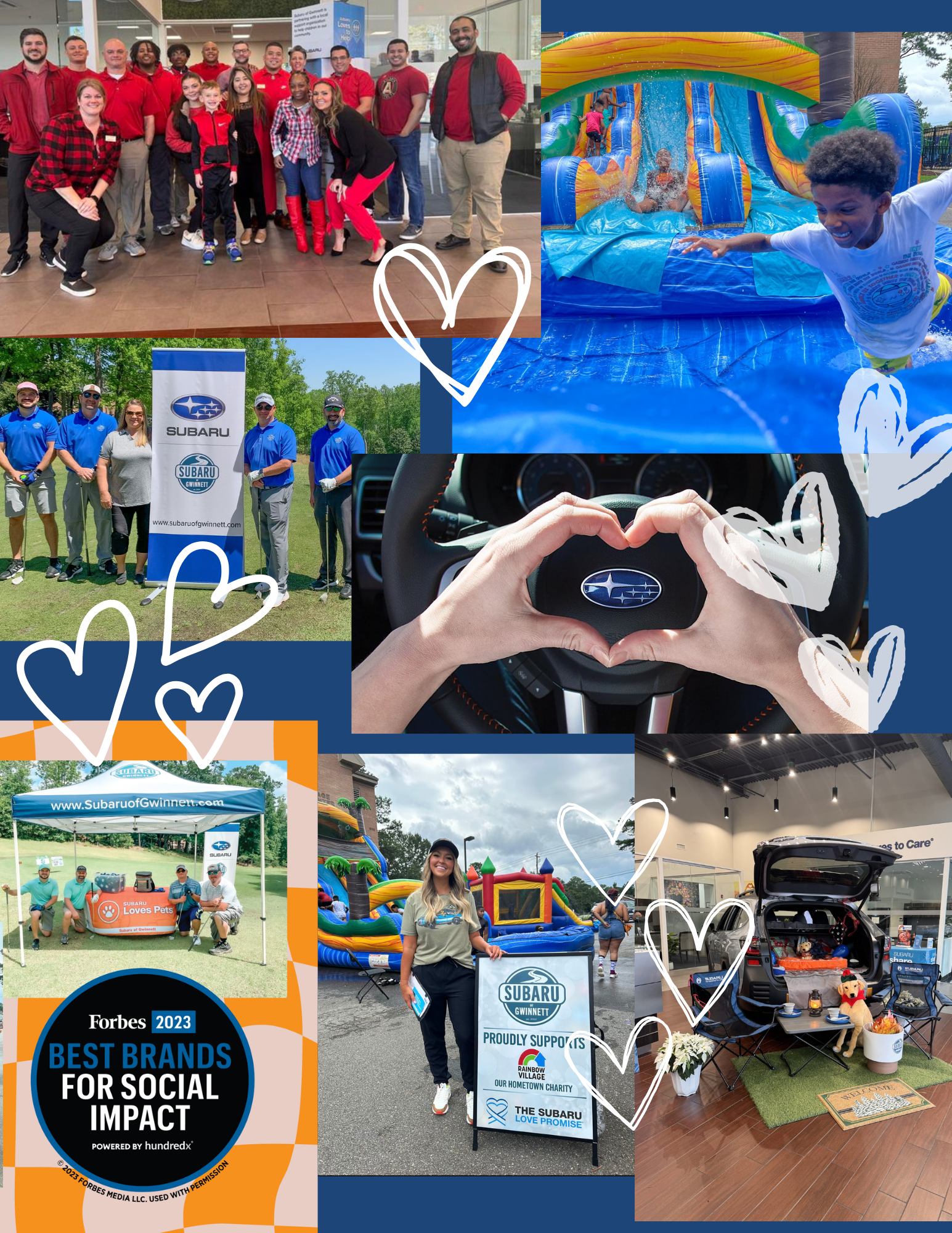 Subaru of Gwinnett - Social Impact Collage