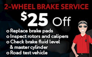 2-Wheel Brake Service