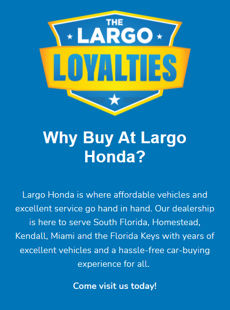 Largo Honda Florida City FL