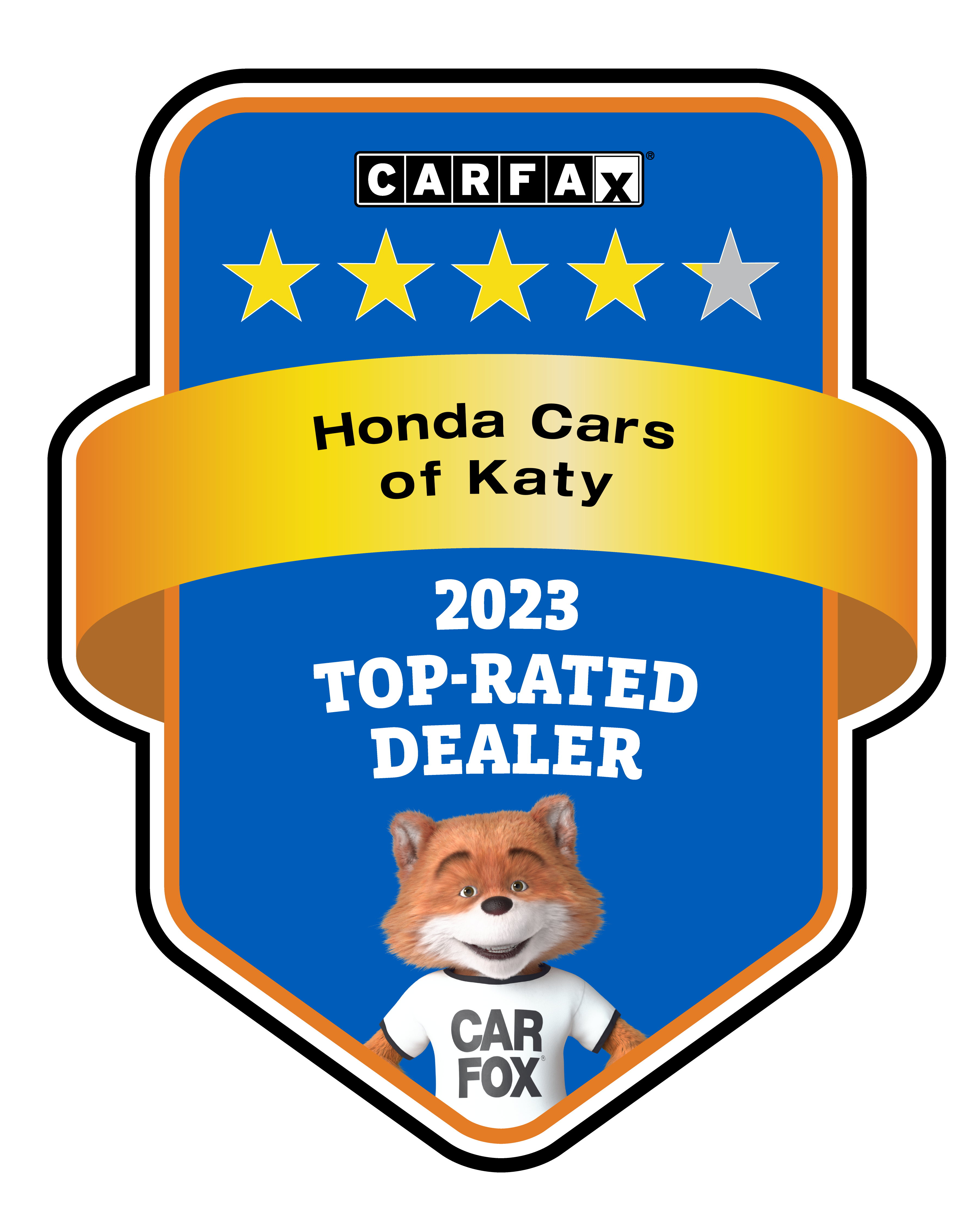 Honda Cars of Katy 2024 Carfax Winnner
