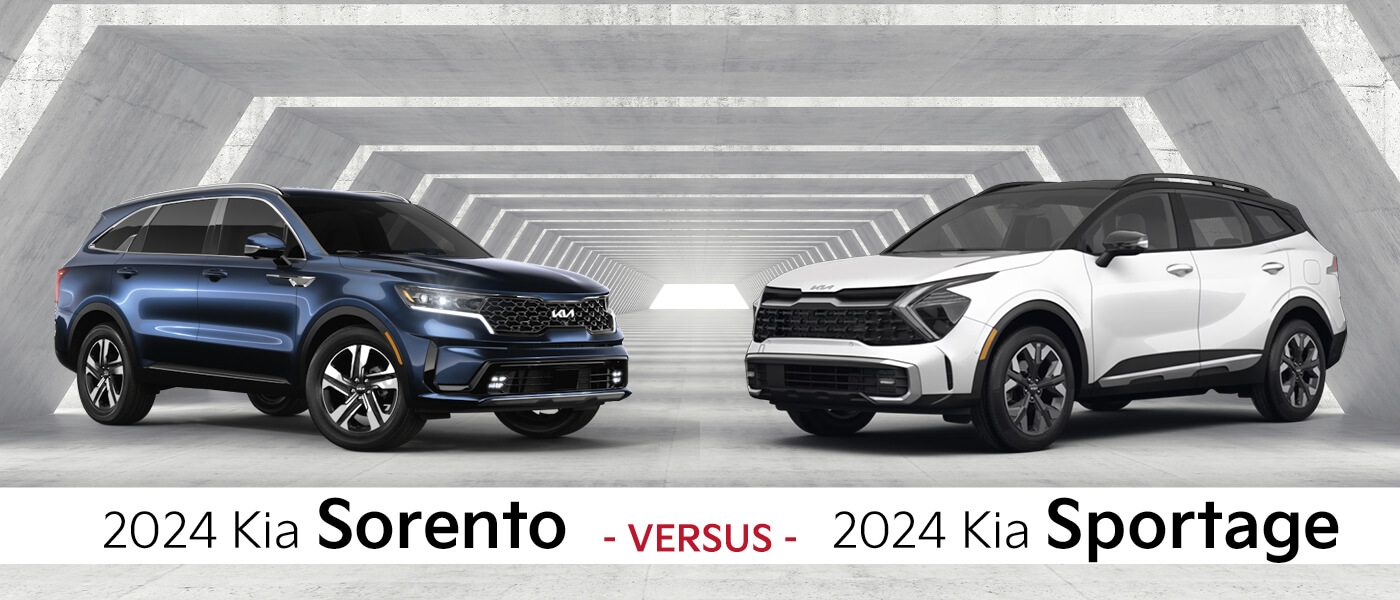 2024 Kia Sorento vs. Sportage