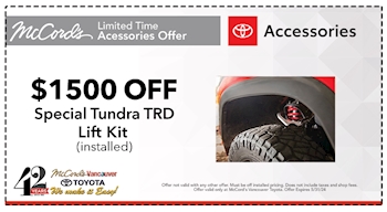 Special Tundra TRD Lift Kit