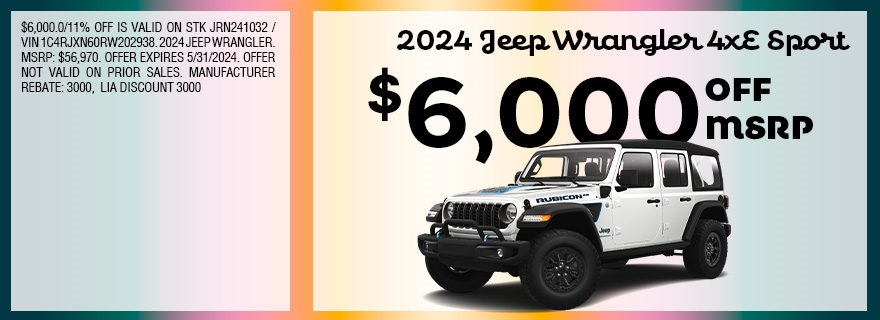 wrangler purchase special