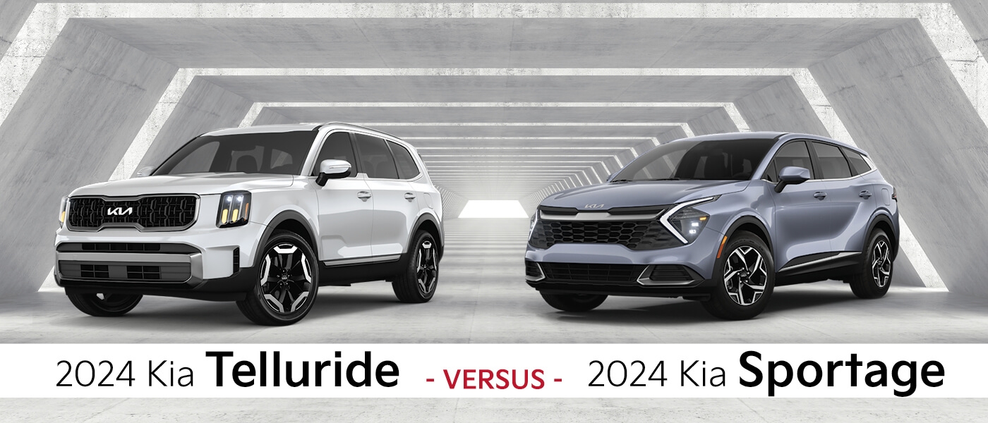 2024 Kia Telluride vs. 2024 Kia Sportage