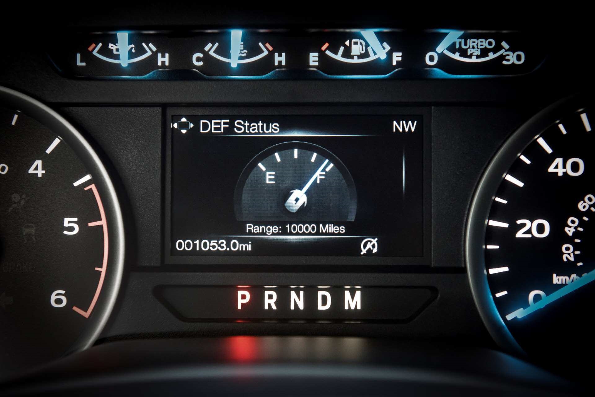 Ford F-150 instrument cluster powered up thanks to reliable battery