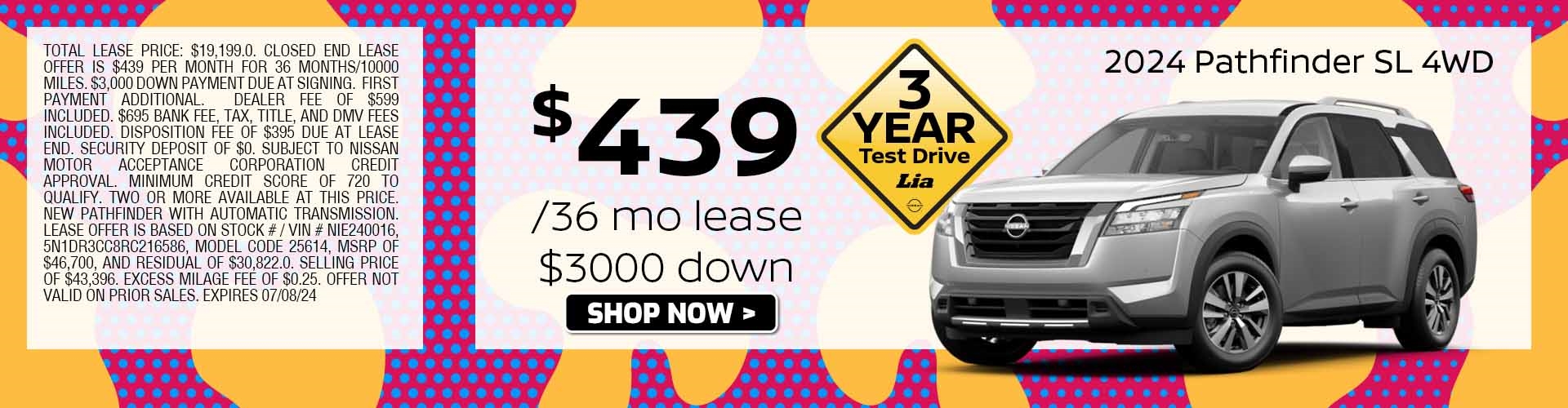 pathfinder lease special
