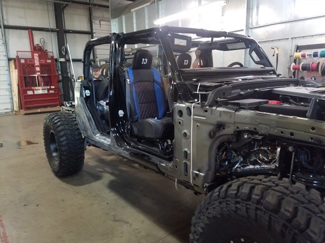 Custom lifted Jeep Wrangler at Performance CDJR Georgesville in Columbus Ohio