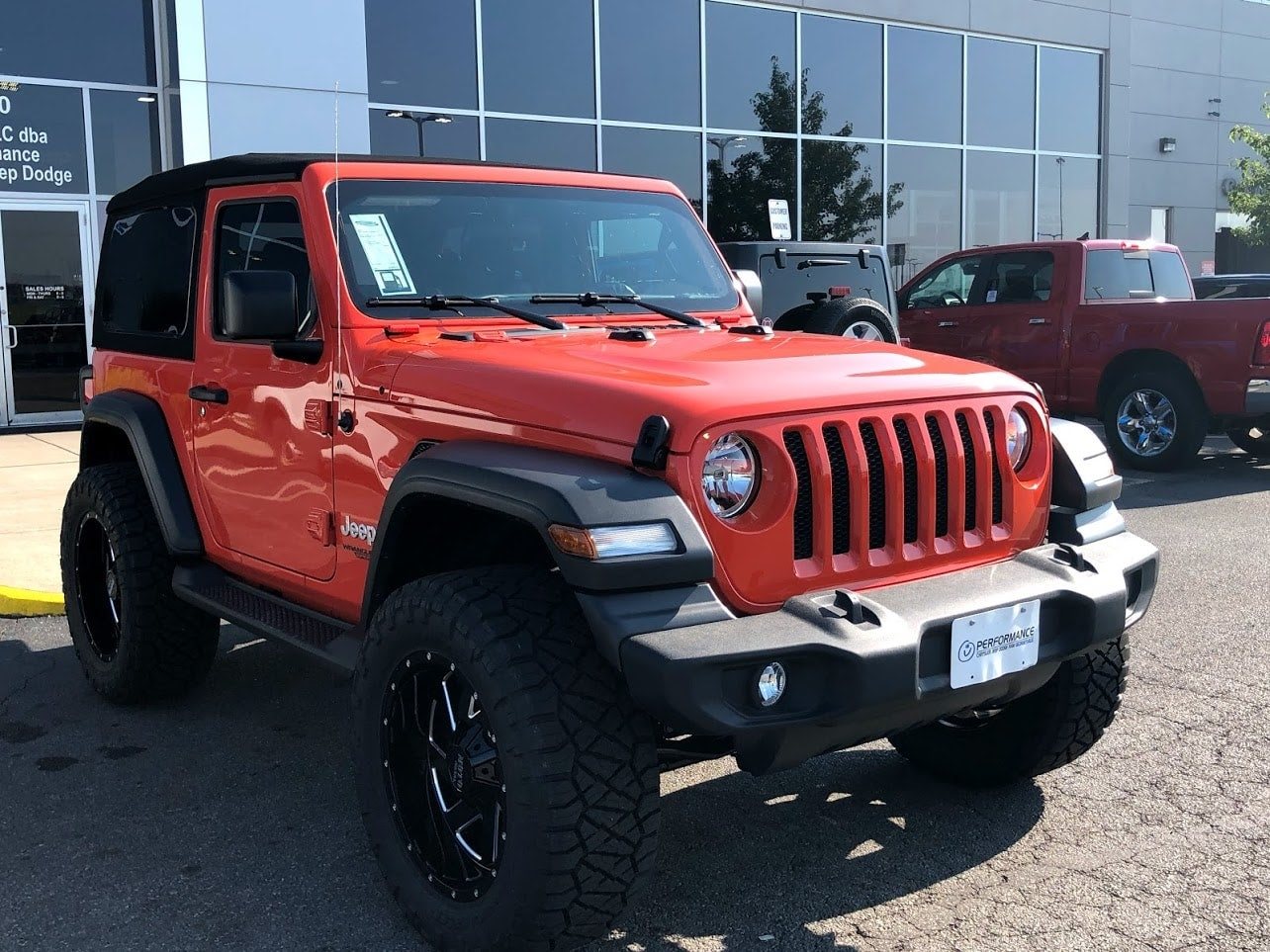 Custom wheels and tire package detail