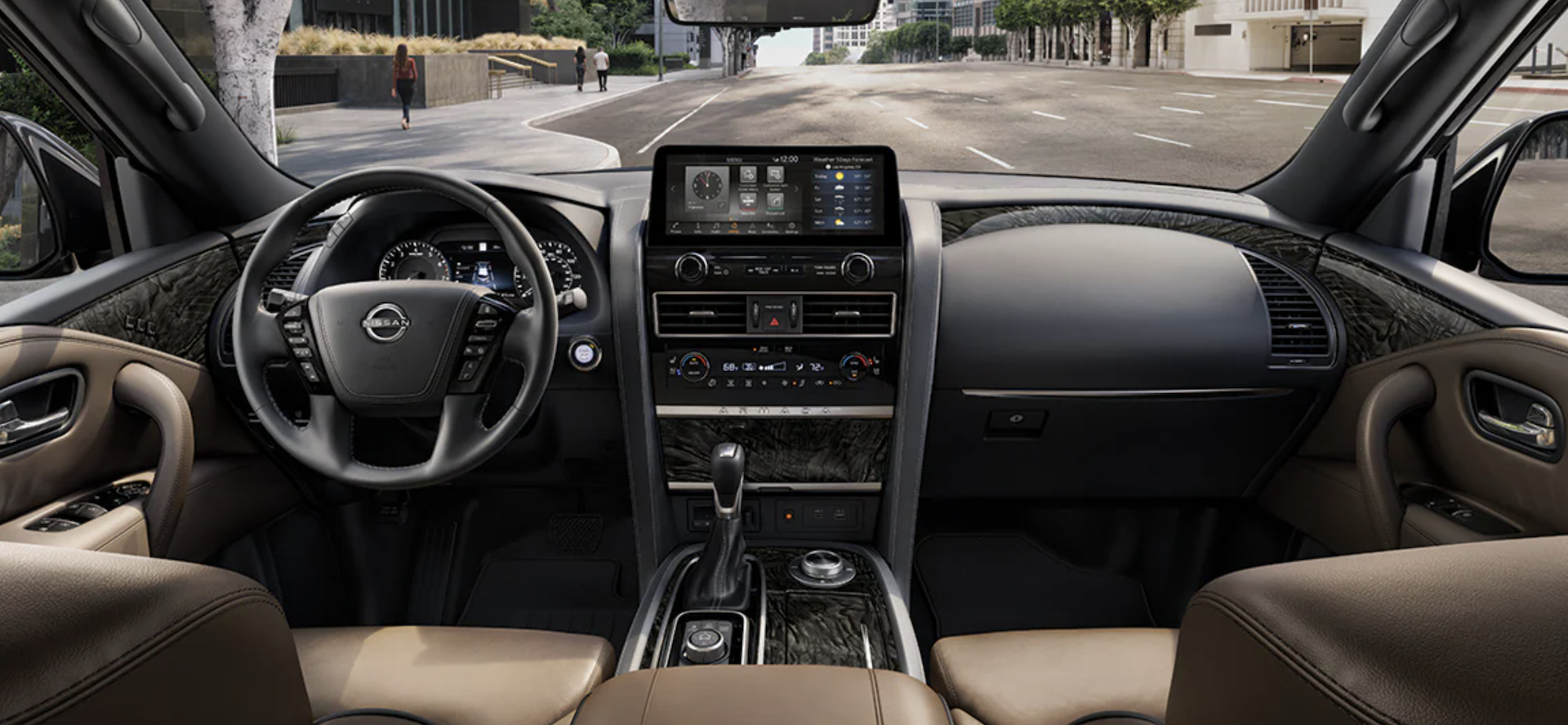 New 2024 Nissan Armada Interior Technology Features Near Me in Tomball, TX