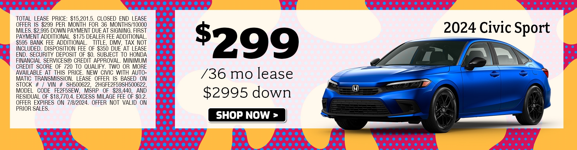 civic lease special