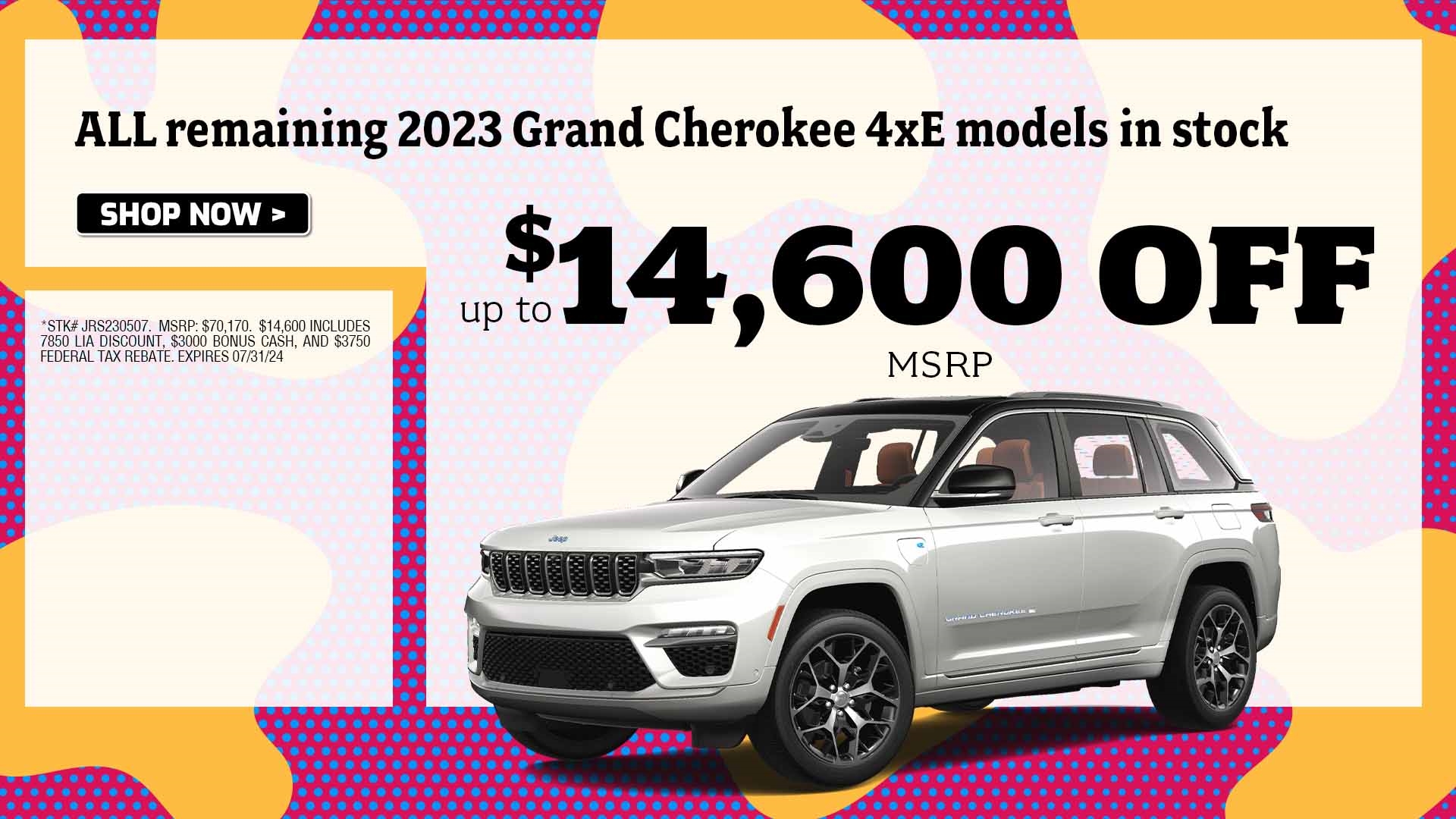 grand cherokee purchase special