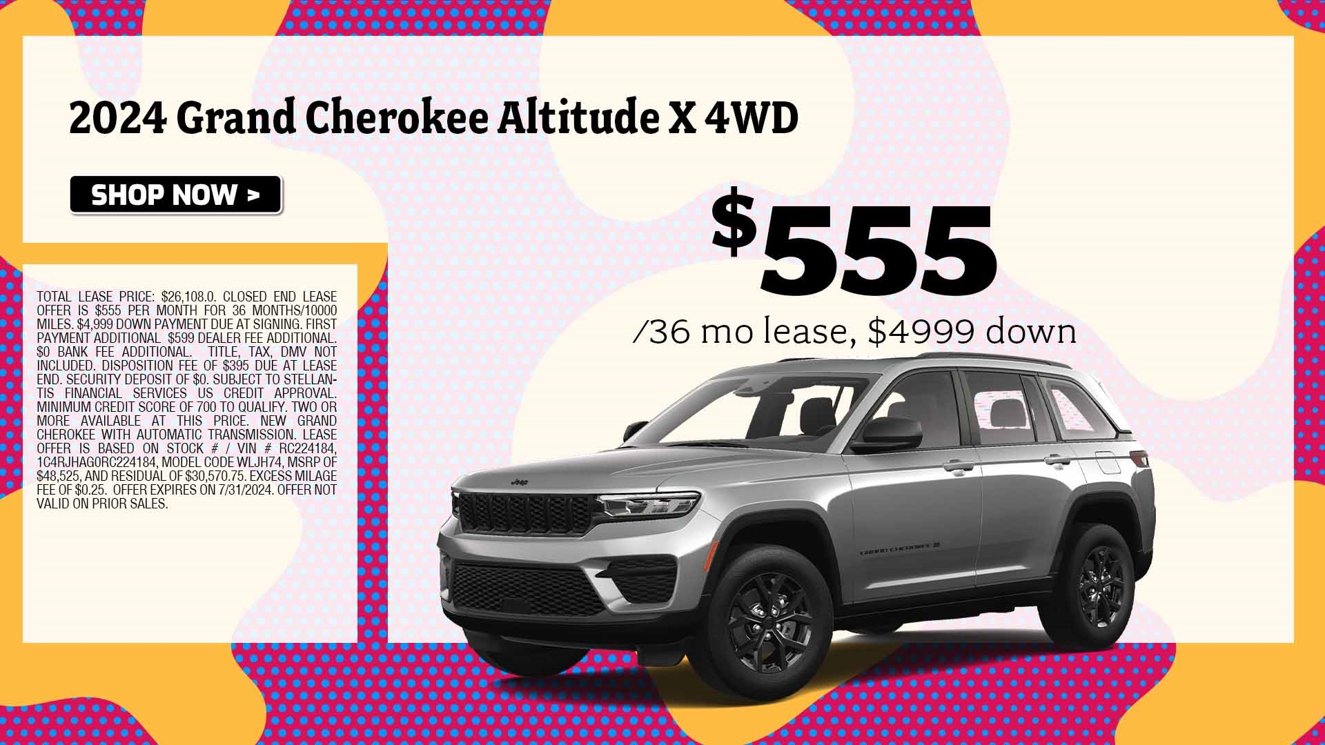 grand cherokee lease special