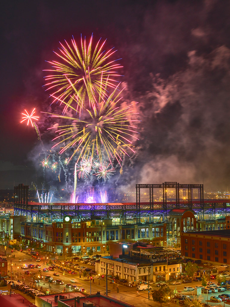 Image result for coors field 4th of july fireworks