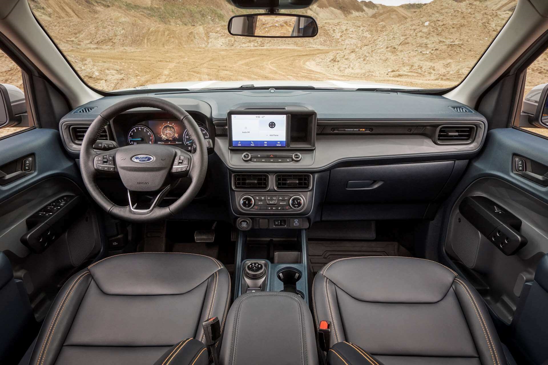 8-inch infotainment touchscreen and digital connectivity features in the new Maverick