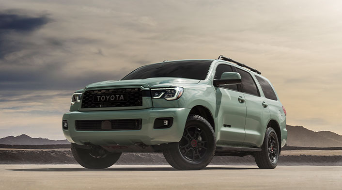 2021 Toyota Sequoia TRD Pro Lunar Rock Profile