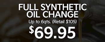 Full Synthetic Oil Change  